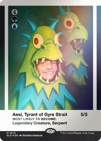 Aesi, Tyrant of Gyre Strait (Rainbow Foil) [Secret Lair Drop Series] Magic: The Gathering