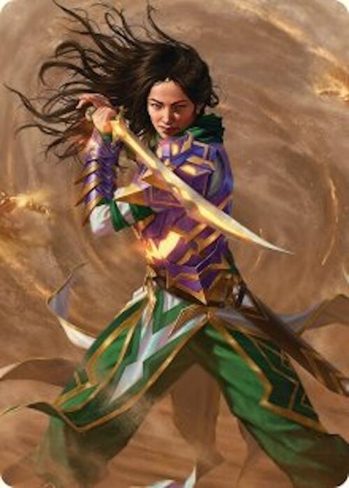 Descendant of Storms Art Card (2/54) [Tarkir: Dragonstorm Art Series] Magic: The Gathering