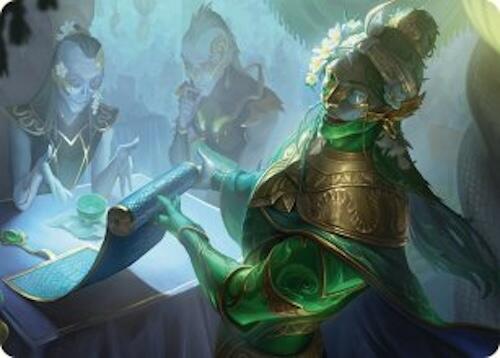 Sibsig Appraiser Art Card (8/54) [Tarkir: Dragonstorm Art Series] Magic: The Gathering