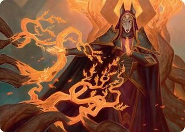 Abzan Devotee Art Card (10/54) [Tarkir: Dragonstorm Art Series] Magic: The Gathering