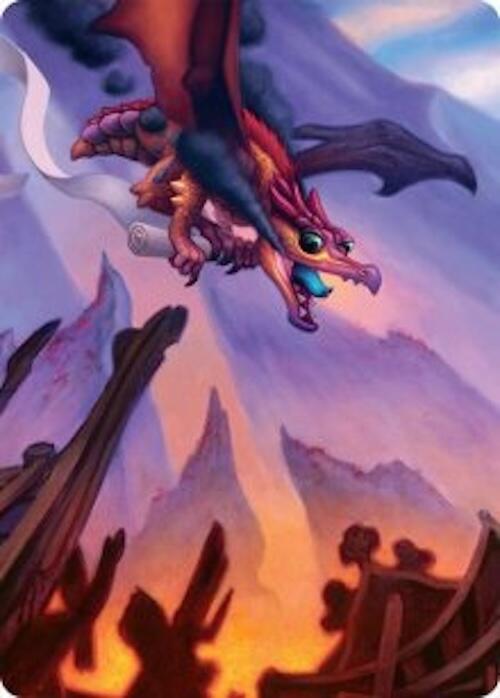Scavenger Regent Art Card (45/54) [Tarkir: Dragonstorm Art Series] Magic: The Gathering