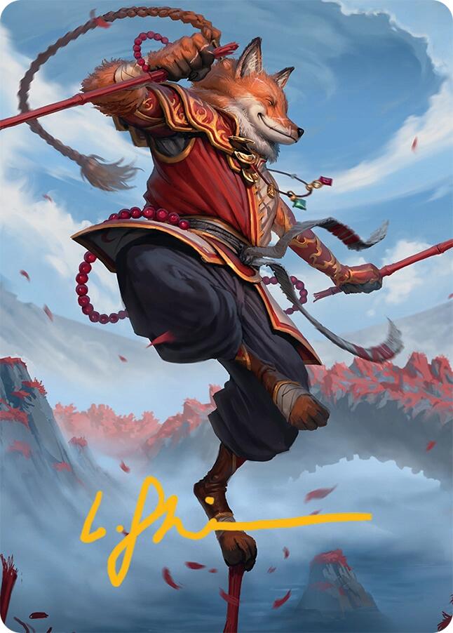 Equilibrium Adept Art Card (16/54) (Gold-Stamped Signature) [Tarkir: Dragonstorm Art Series] Magic: The Gathering