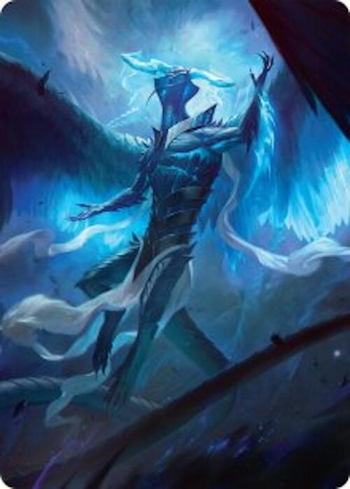 Ugin, Eye of the Storms Art Card (1/54) [Tarkir: Dragonstorm Art Series] Magic: The Gathering