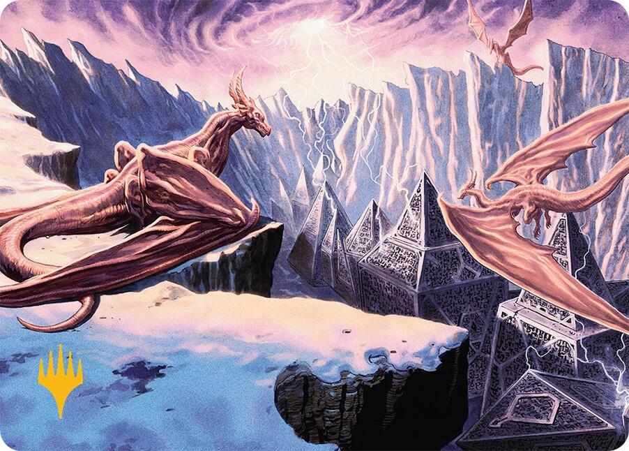Maelstrom of the Spirit Dragon (42/54) (Gold-Stamped) [Tarkir: Dragonstorm Art Series] Magic: The Gathering