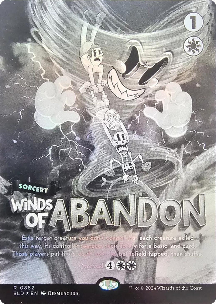 Winds of Abandon (Black & White Foil) [Secret Lair Drop Series] Magic: The Gathering