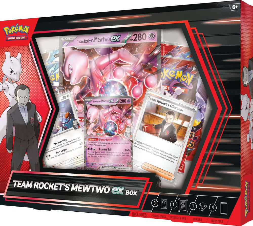 Team Rocket's Mewtwo ex Box Pokémon