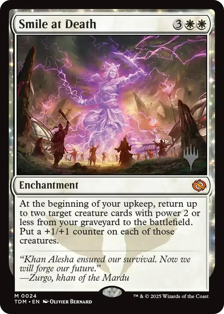 Smile at Death [Tarkir: Dragonstorm Promos] Magic: The Gathering