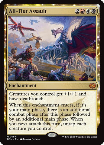 All-Out Assault [Tarkir: Dragonstorm Promos] Magic: The Gathering