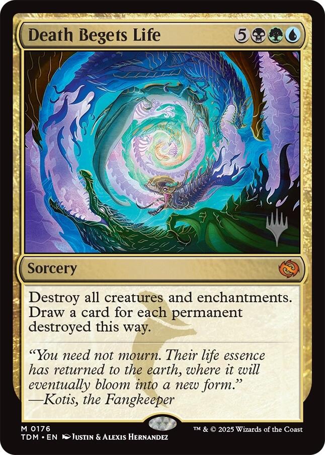 Death Begets Life [Tarkir: Dragonstorm Promos] Magic: The Gathering
