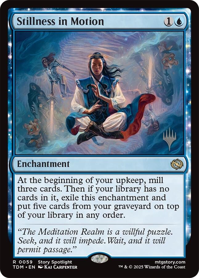 Stillness in Motion [Tarkir: Dragonstorm Promos] Magic: The Gathering