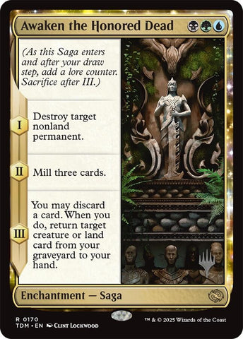 Awaken the Honored Dead [Tarkir: Dragonstorm Promos] Magic: The Gathering