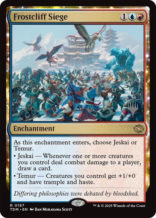 Frostcliff Siege [Tarkir: Dragonstorm Promos] Magic: The Gathering