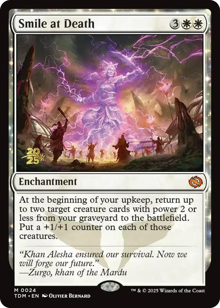 Smile at Death [Tarkir: Dragonstorm Prerelease Cards] Magic: The Gathering