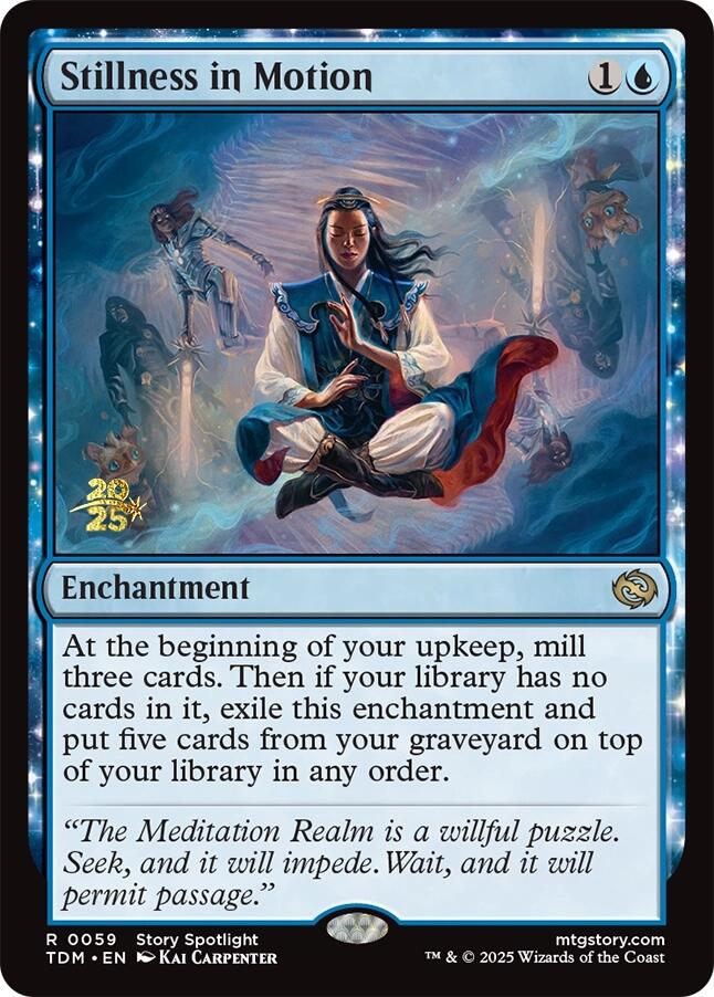 Stillness in Motion [Tarkir: Dragonstorm Prerelease Promos] Magic: The Gathering
