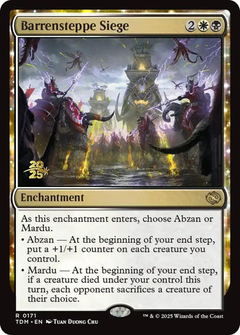Barrensteppe Siege [Tarkir: Dragonstorm Prerelease Cards] Magic: The Gathering