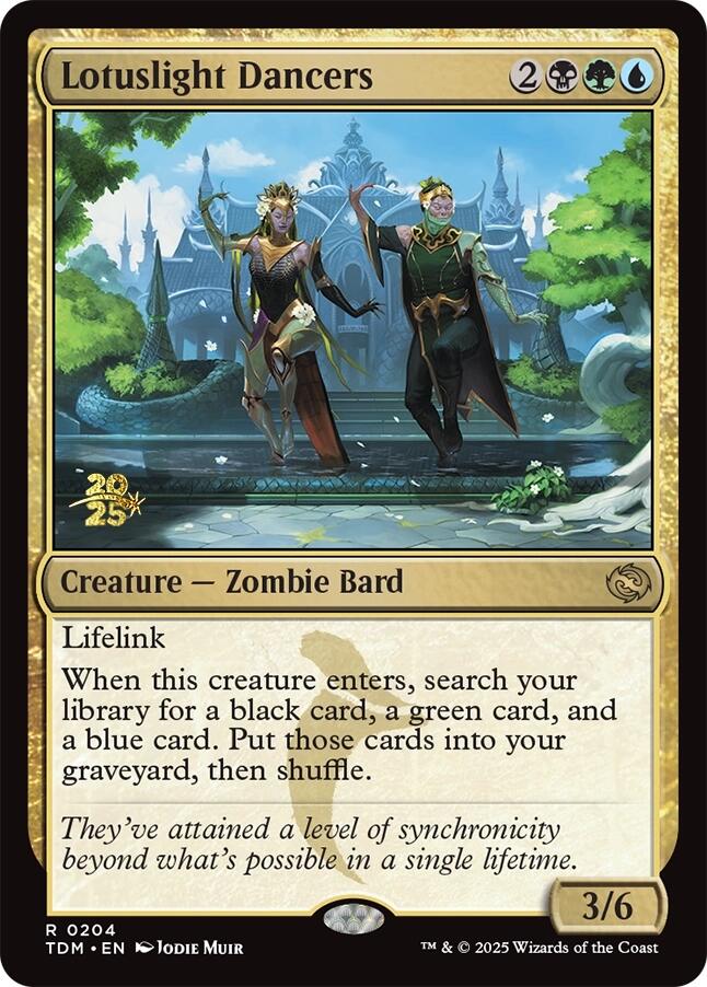 Lotuslight Dancers [Tarkir: Dragonstorm Prerelease Promos] Magic: The Gathering