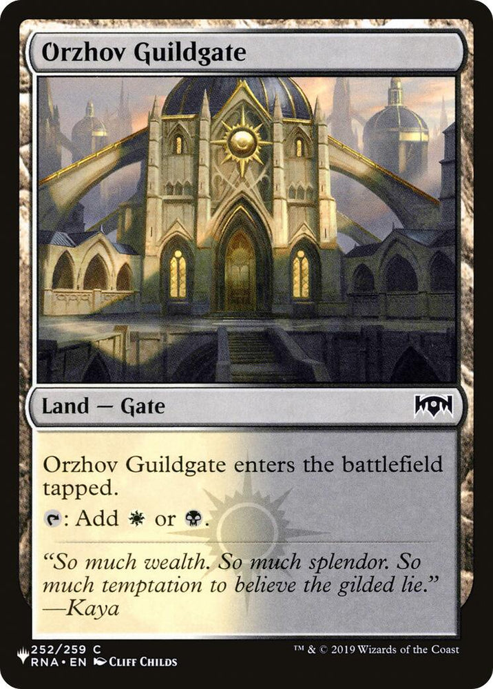 Orzhov Guildgate [The List] Magic: The Gathering