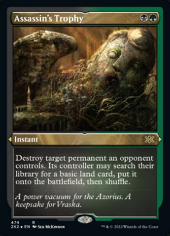 Assassin's Trophy (Foil Etched) [Double Masters 2022] Magic: The Gathering