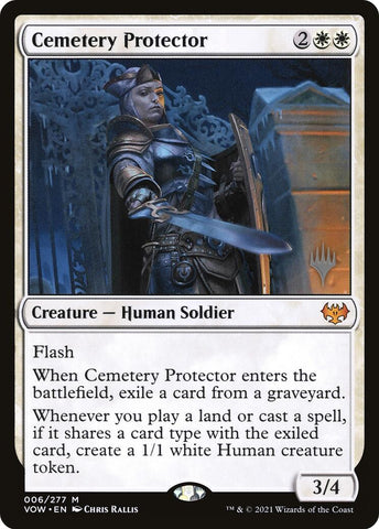 Cemetery Protector [Aetherdrift Promos] Magic: The Gathering