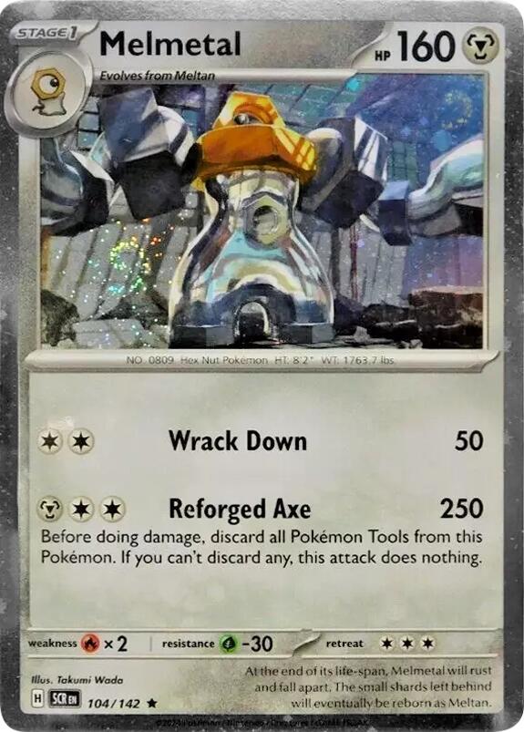 Melmetal (104/142) (Cosmos Holo) [Scarlet & Violet: Stellar Crown] Pokémon