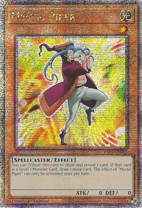 Mystic Piper [RA04-EN005] Quarter Century Secret Rare Yu-Gi-Oh!