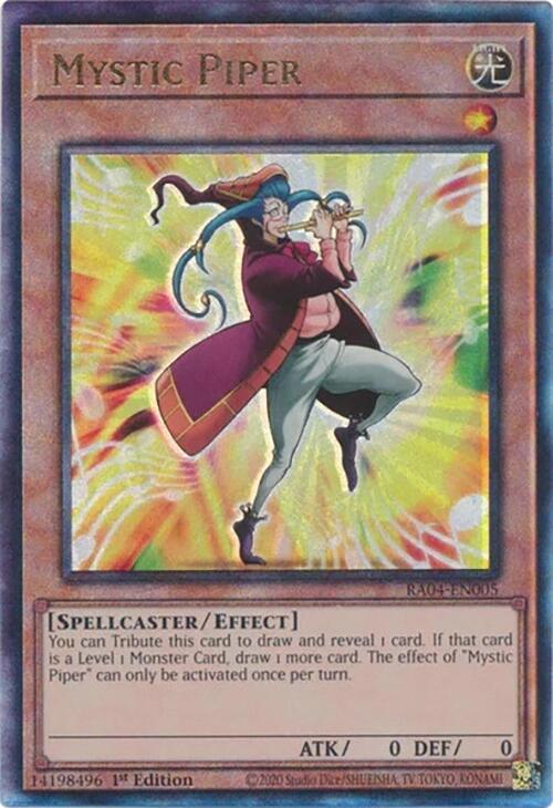 Mystic Piper [RA04-EN005] Prismatic Ultimate Rare Yu-Gi-Oh!