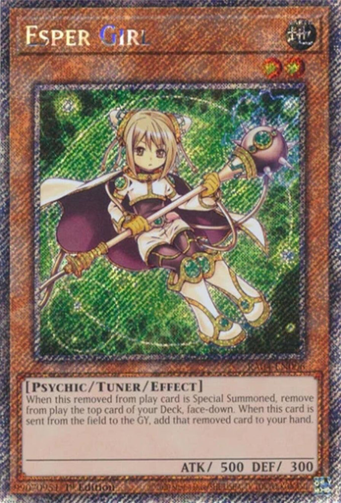 Esper Girl [RA04-EN006] Platinum Secret Rare Yu-Gi-Oh!