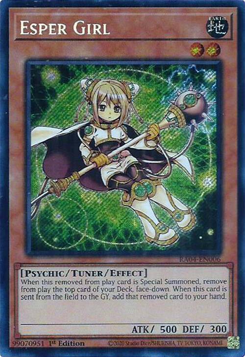 Esper Girl [RA04-EN006] Secret Rare Yu-Gi-Oh!