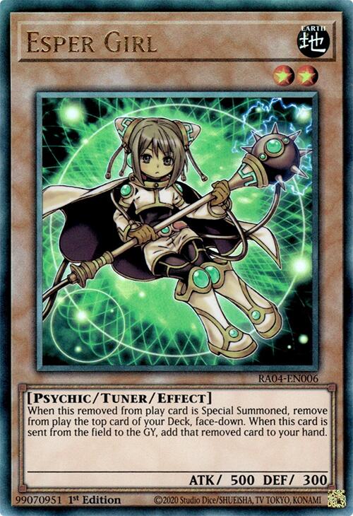 Esper Girl [RA04-EN006] Prismatic Ultimate Rare Yu-Gi-Oh!