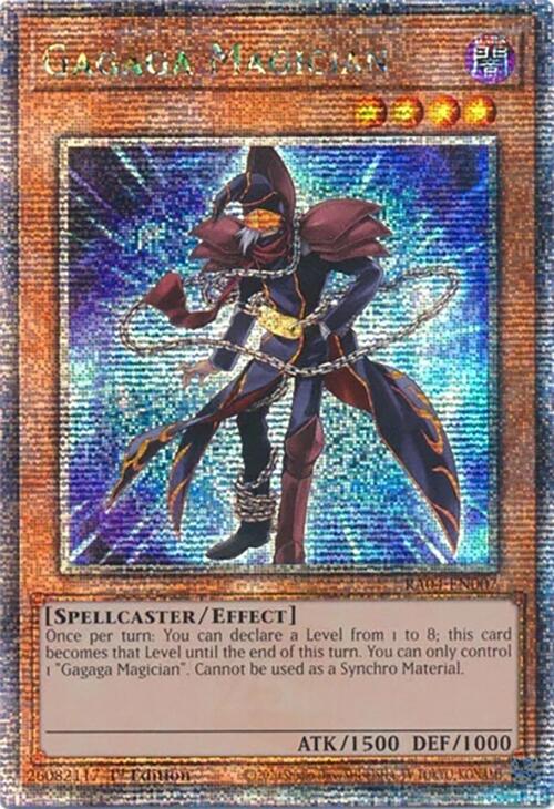 Gagaga Magician [RA04-EN007] Quarter Century Secret Rare Yu-Gi-Oh!