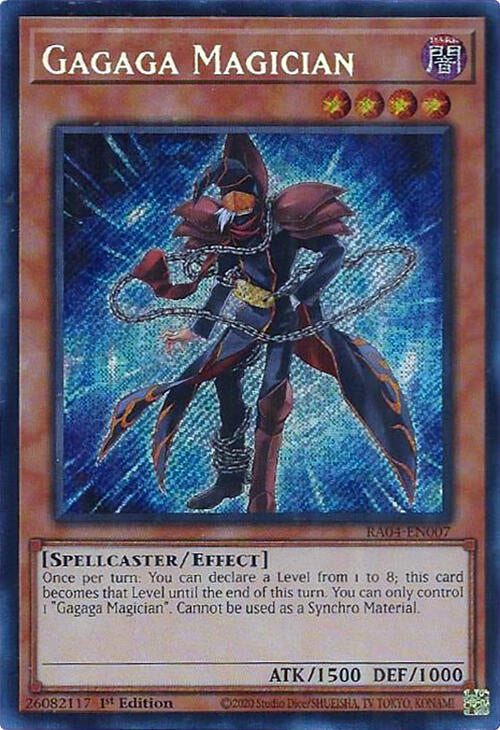 Gagaga Magician [RA04-EN007] Secret Rare Yu-Gi-Oh!