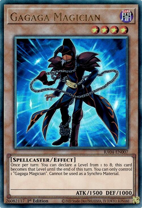 Gagaga Magician [RA04-EN007] Prismatic Ultimate Rare Yu-Gi-Oh!