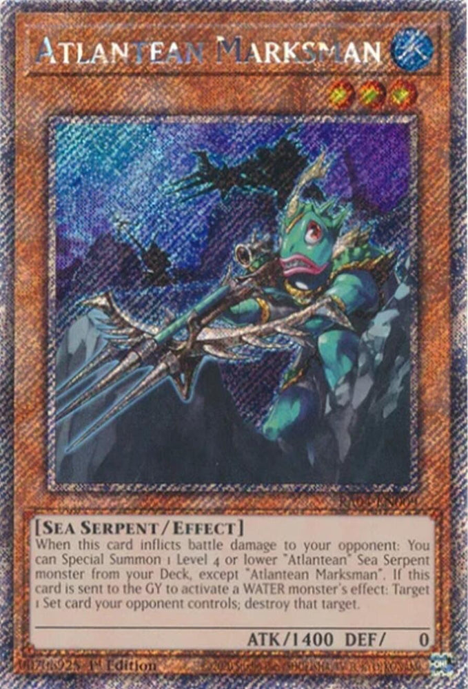 Atlantean Marksman [RA04-EN009] Platinum Secret Rare Yu-Gi-Oh!