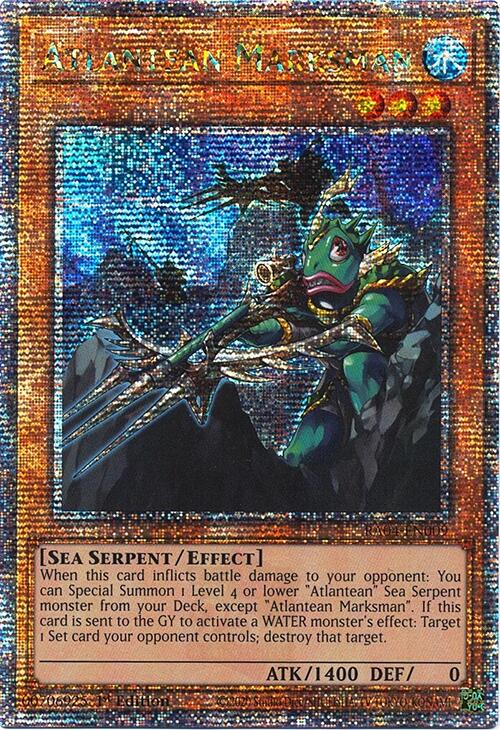 Atlantean Marksman [RA04-EN009] Quarter Century Secret Rare Yu-Gi-Oh!