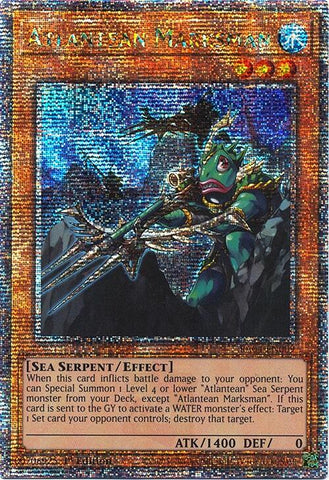 Atlantean Marksman [RA04-EN009] Quarter Century Secret Rare Yu-Gi-Oh!