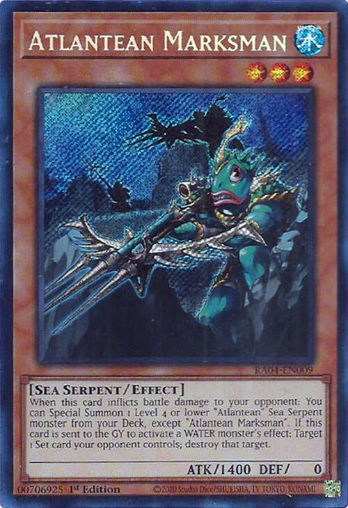 Atlantean Marksman [RA04-EN009] Secret Rare Yu-Gi-Oh!
