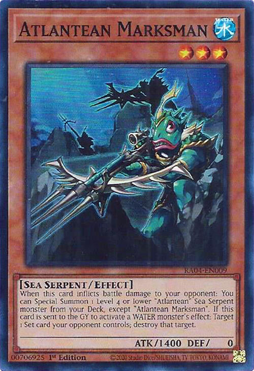 Atlantean Marksman [RA04-EN009] Super Rare Yu-Gi-Oh!