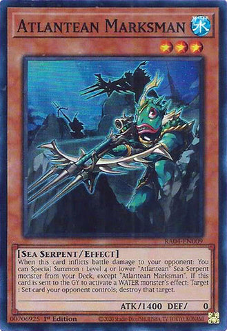 Atlantean Marksman [RA04-EN009] Super Rare Yu-Gi-Oh!