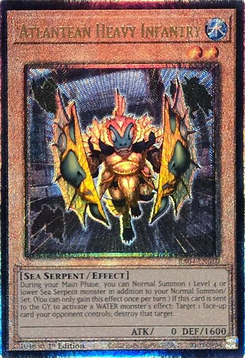 Atlantean Heavy Infantry [RA04-EN010] Prismatic Ultimate Rare Yu-Gi-Oh!