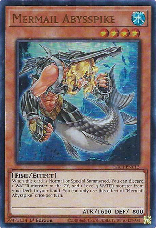 Mermail Abysspike [RA04-EN012] Ultra Rare Yu-Gi-Oh!