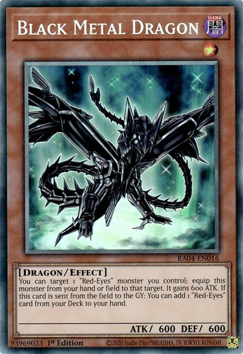Black Metal Dragon [RA04-EN016] Prismatic Collector's Rare Yu-Gi-Oh!
