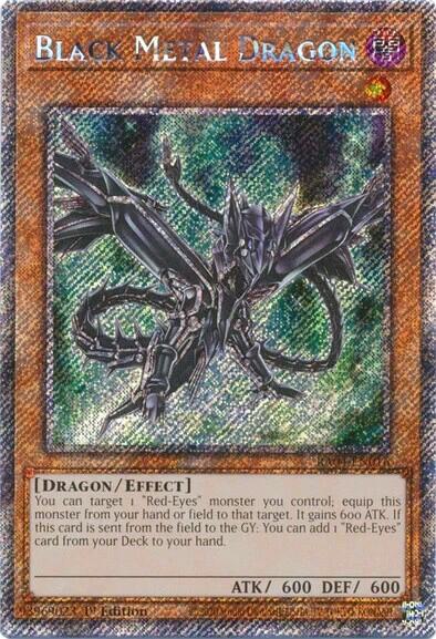 Black Metal Dragon [RA04-EN016] Platinum Secret Rare Yu-Gi-Oh!