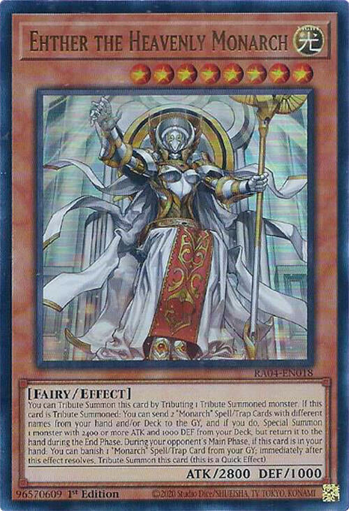 Ehther the Heavenly Monarch [RA04-EN018] Ultra Rare Yu-Gi-Oh!