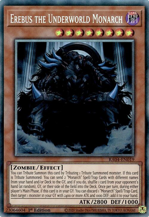 Erebus the Underworld Monarch [RA04-EN019] Prismatic Collector's Rare Yu-Gi-Oh!