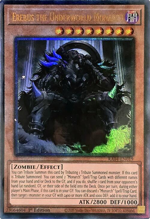 Erebus the Underworld Monarch [RA04-EN019] Prismatic Ultimate Rare Yu-Gi-Oh!