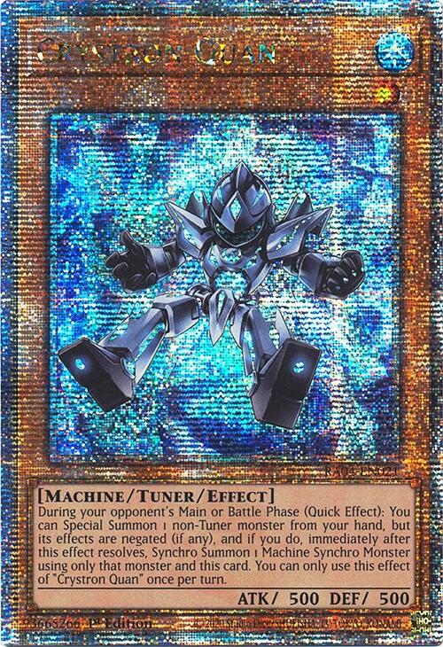 Crystron Quan [RA04-EN021] Quarter Century Secret Rare Yu-Gi-Oh!