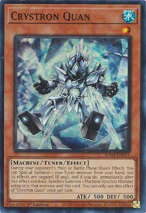 Crystron Quan [RA04-EN021] Super Rare Yu-Gi-Oh!