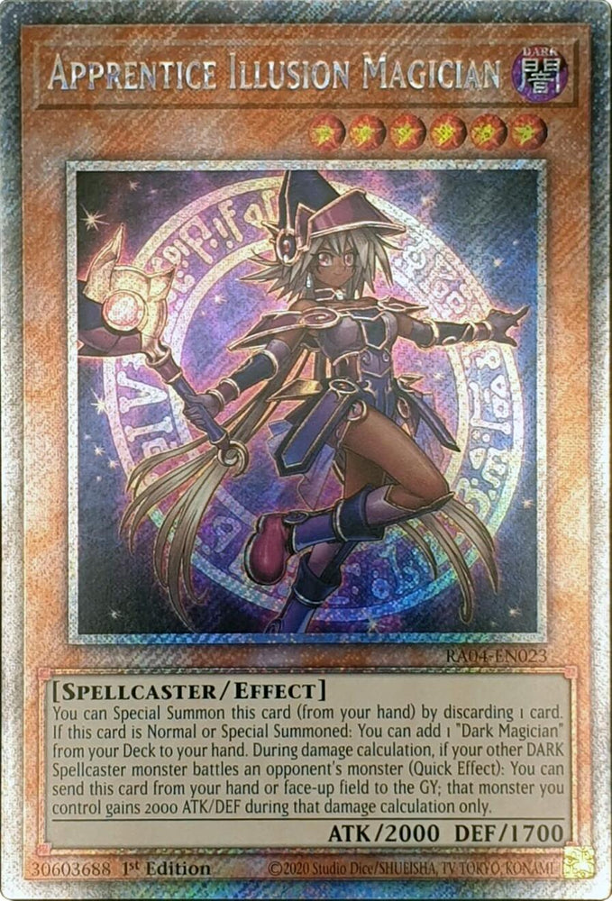 Apprentice Illusion Magician [RA04-EN023] Platinum Secret Rare Yu-Gi-Oh!
