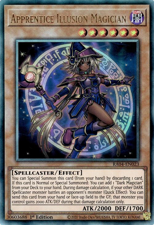 Apprentice Illusion Magician [RA04-EN023] Prismatic Ultimate Rare Yu-Gi-Oh!