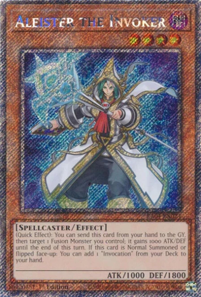 Aleister the Invoker (Alternate Art) [RA04-EN024] Platinum Secret Rare Yu-Gi-Oh!